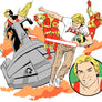 Flash Gordon™ Retro Fast Food Collector Glass Set