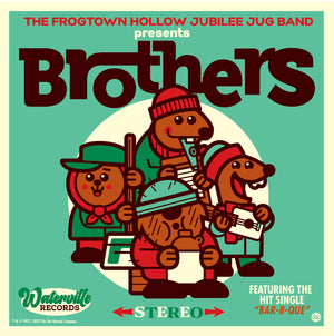 Emmet Otter "Brothers" Album Cover Screen Print by Dave Perillo - Cool Mint Winter Variant