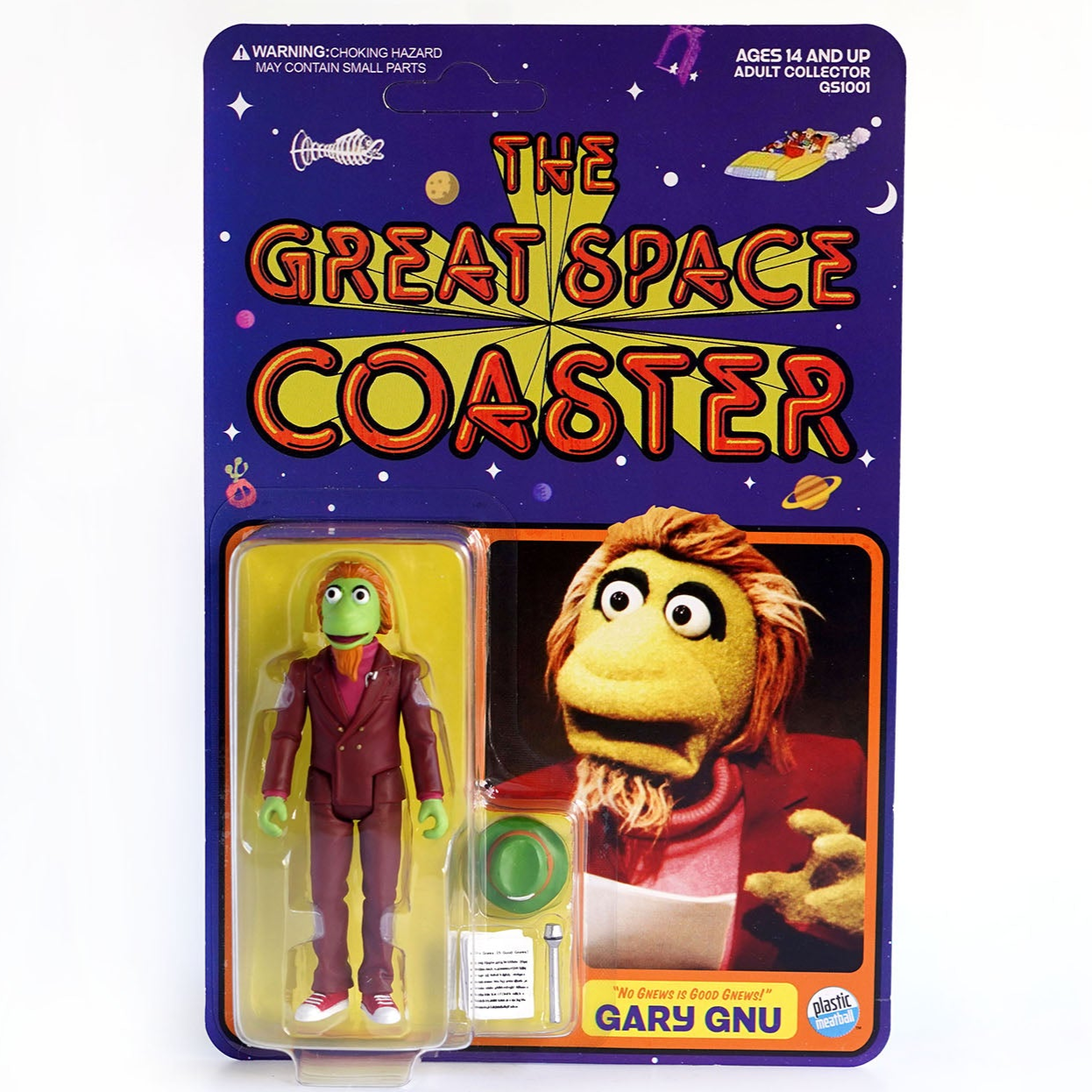 The Great Space Coaster - Gary Gnu Action Figure – Plastic Meatball