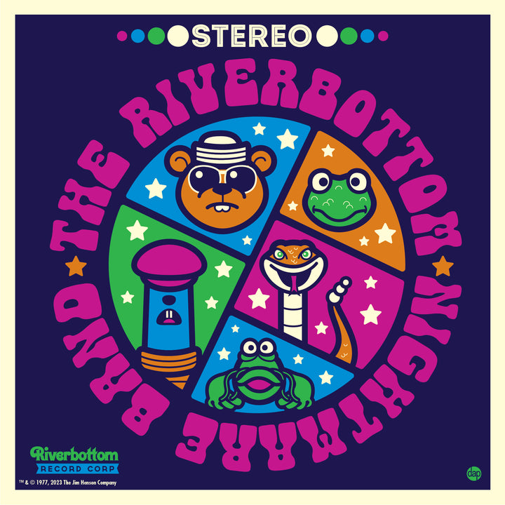 Emmet Otter "Riverbottom Nightmare Band" Album Cover Screen Print by Dave Perillo