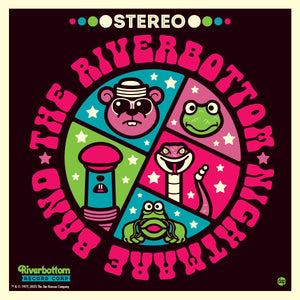 Emmet Otter "Riverbottom Nightmare Band" Album Cover Screen Print by Dave Perillo - Blackest Night Variant